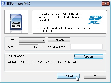 SD-Formatter